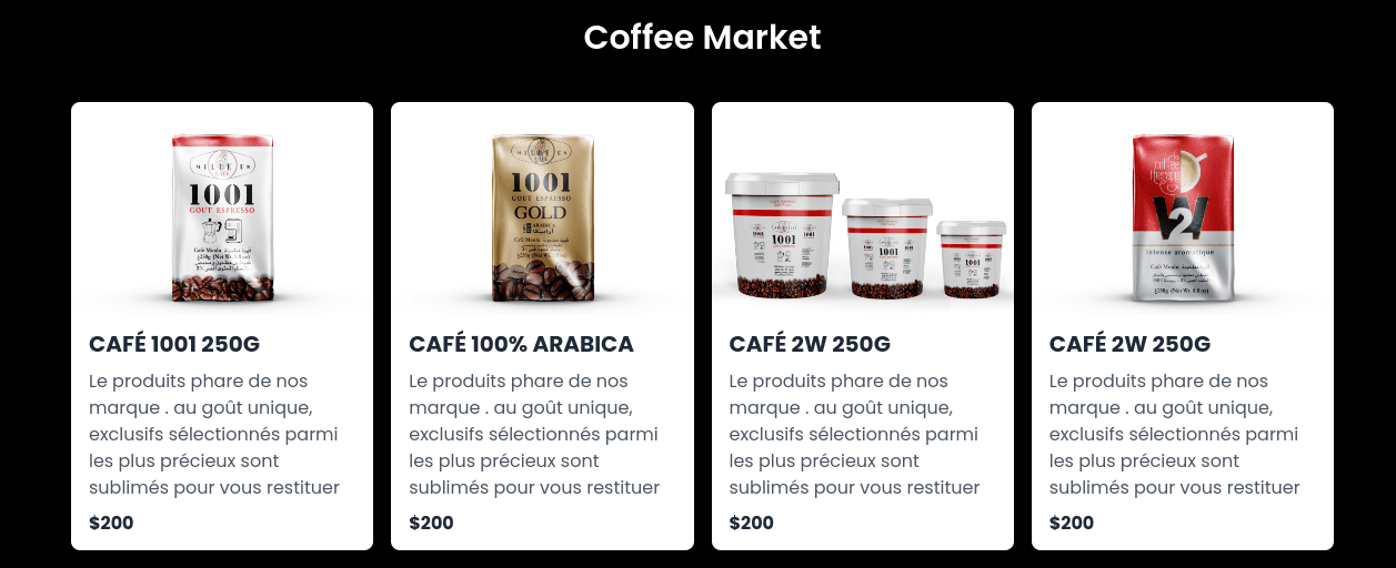 Dynamic Website Coffee 1001
