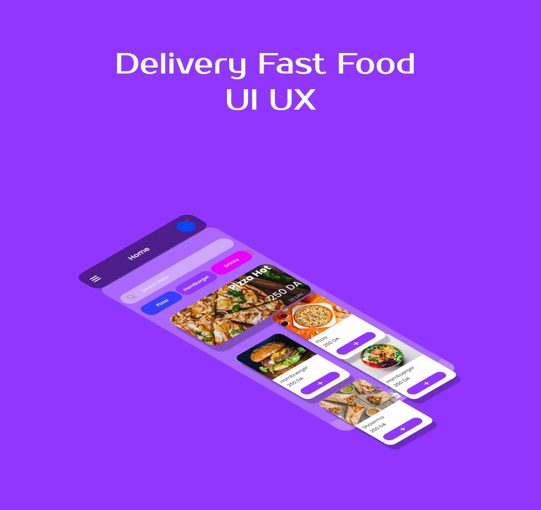 Fast Food: A UI/UX Masterpiece in Figma